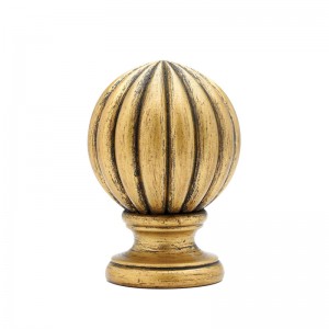 Wood Finials for Curtain Rods 