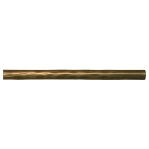 Round Hollow Hand Hammered Curtain Rods (by the foot)