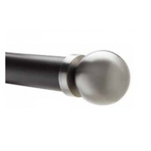 Sphere Single Curtain Rod Set ~ 2" Diameter