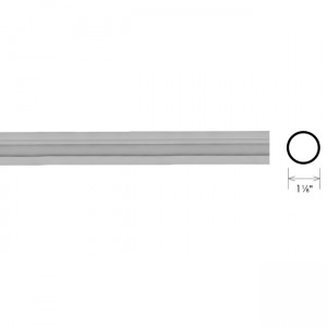 10' Metal Drapery Curtain Rod~1 1/8" Diameter