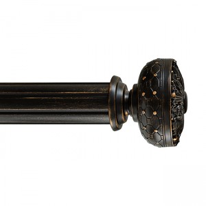 TFCR214122 Finial for 2" Curtain Rod~Each