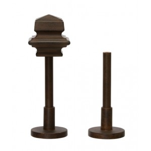 Post Tieback for Curtain Rod Finials~Each