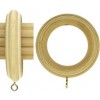 Fluted Wood Curtain Ring for 2" Drapery Rod~Each