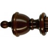 Traditional Finial for 2" Curtain Rods~Each