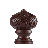 Bellamy Finial - Mahogany