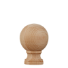 Unfinished Belmont Finial for 2" Curtain Rod~Each