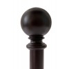 Ball Finial for 1 1/2" Rod Diameter~Aluminum~Each