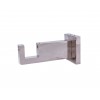 Brushed Nickel Rectangle Bracket for 2" x 1" Curtain Rods
