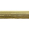 4' Reeded Water Gilded Pole for 2" Drapery Curtain Rod~Each