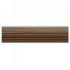 6' Fluted Wood Drapery Curtain Rod~1 3/8" Diameter