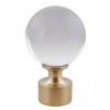 Orion Acrylic Finial for 1 1/2" Curtain Rod