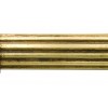 16' Fluted Wood Curtain Drapery Rod~2 1/4" Rod Diameter