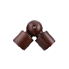 Swivel Socket Mahogany