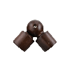 Swivel Socket Walnut