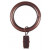 Curtain Ring with Clip for 3/4" Drapery Rods~Each