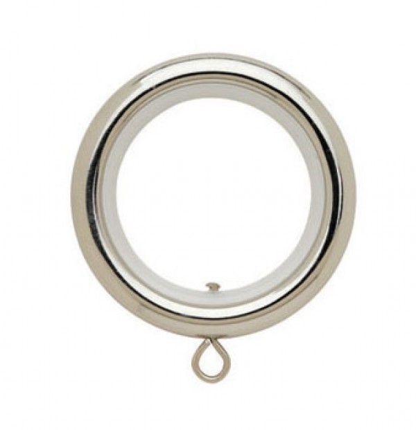 Round Curtain Rings with Liner for 3/4" Metal Drapery RodsEach