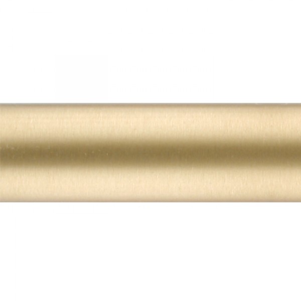 Brushed Brass Curtain Rod Tubing~1 1/8" Diameter