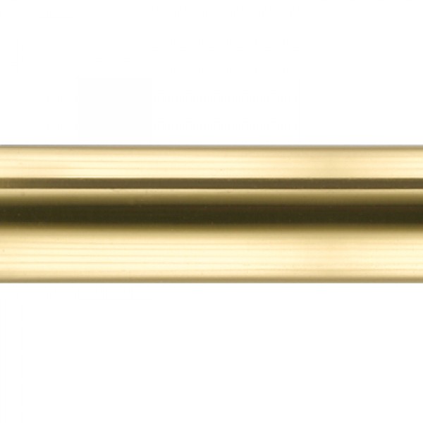 Polished Brass Curtain Rod Tubing~3/4 Diameter (by the foot)