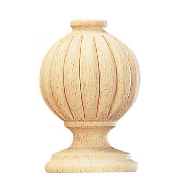 4-1/4 Wood Finial 