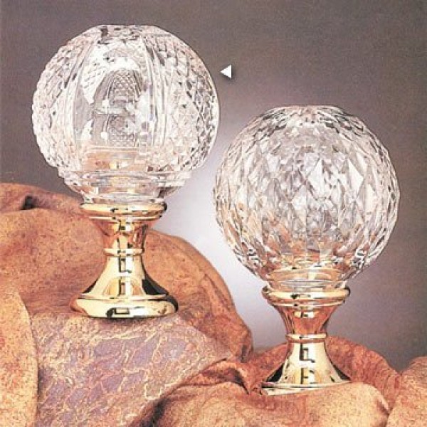 Blown Lead Crystal Finial