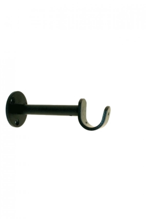 Iron Extendable Adjustable Bracket for 1 1/2" Curtain Rod~4 3/4" - 5 3/4" Return
