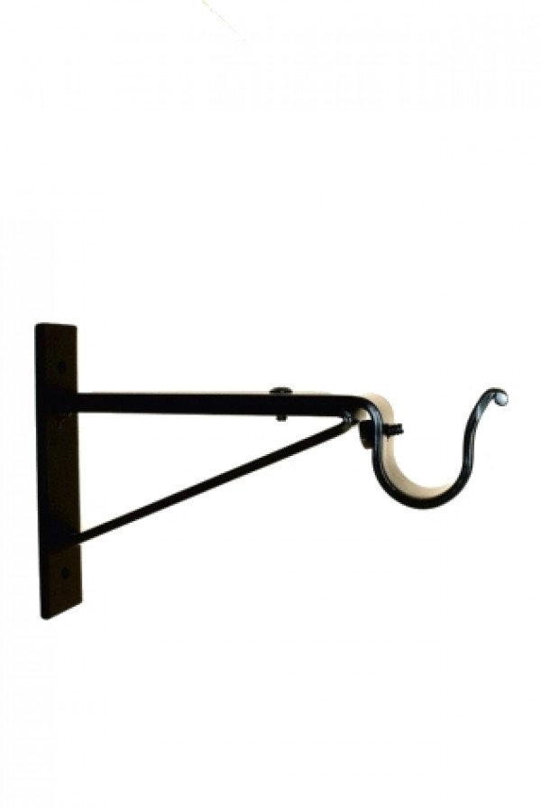 Adjustable Bracket for 3/4" Curtain Rods~6" to 9" Return~Each