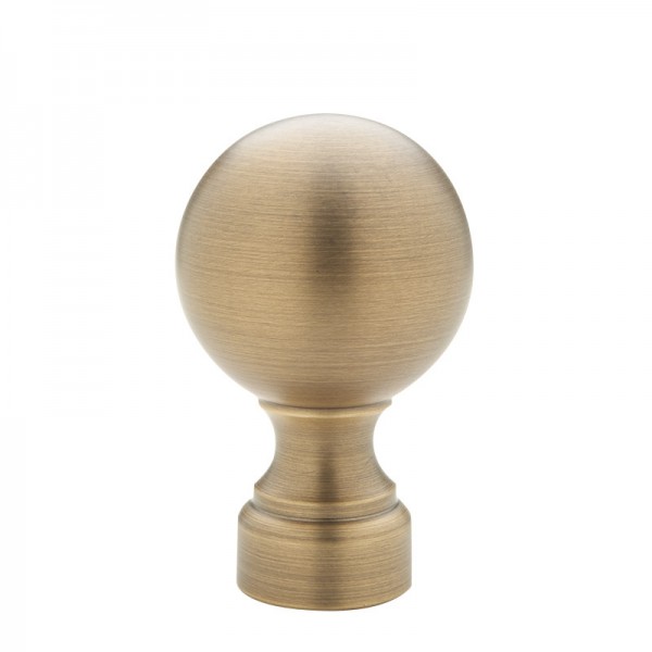 Ball Polished Nickel Curtain Rod Finial For 3 4 Quot Metal