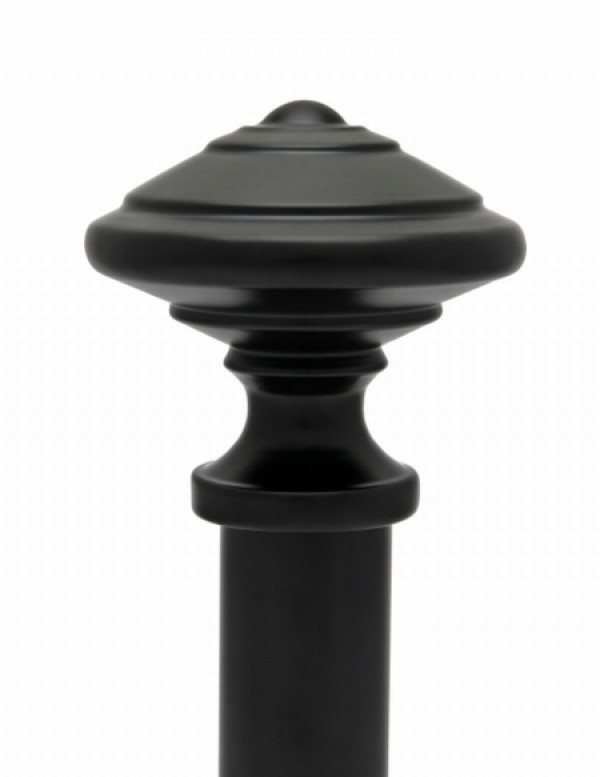 Century Finial for 1 1/2" Diameter Rod~Aluminum~Each
