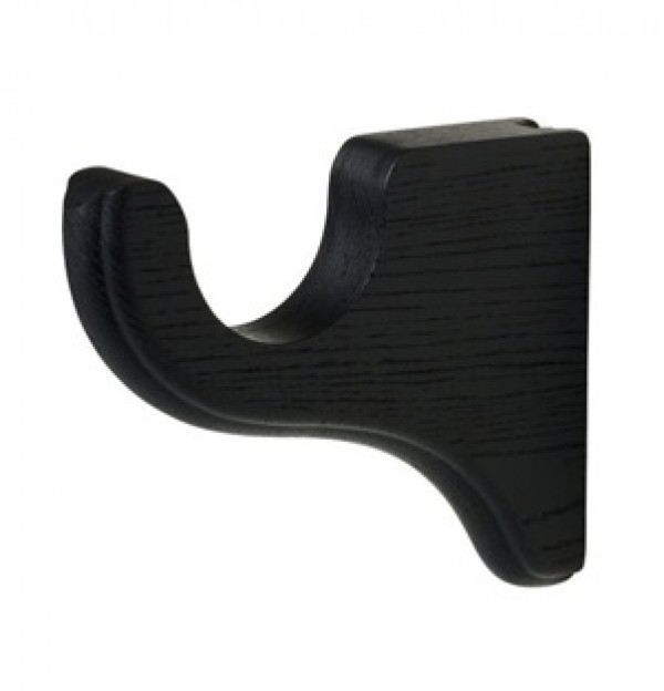 Wood Wall Bracket for 1 3/8" Drapery Rods3 1/2" Return Each