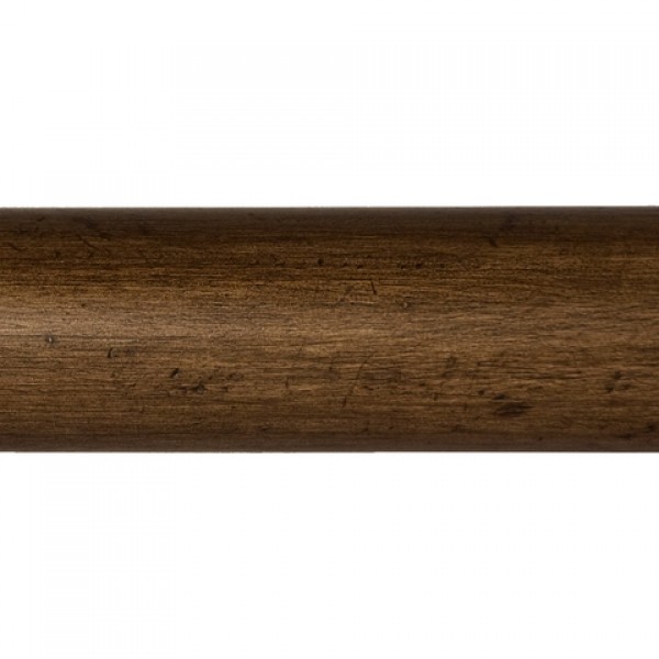 4 Wooden Dark Walnut Curtain Rod 2 Quot Diameter Drapery Rod