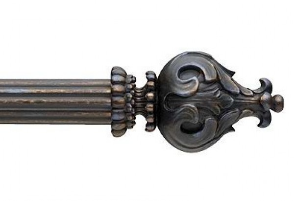 F138-1 Drapery Curtain Rod Finial for 1 3/8" Rod Diameter~Each