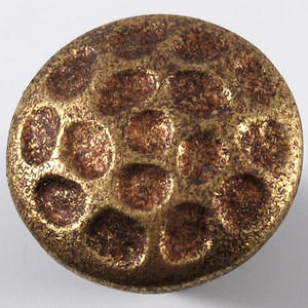 7/8" Hammered Metal Rosette~Each