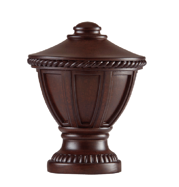 Hampton Finial- Mahogany
