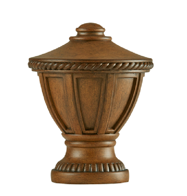 Hampton Finial- Pecan