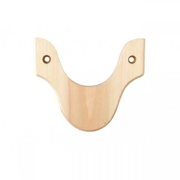 Inside Mount Wood Bracket Fo 2 Curtain Rod Each