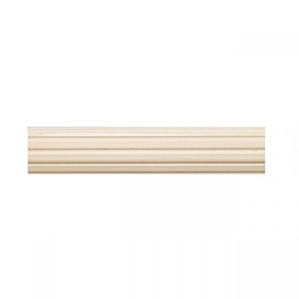 4' Fluted Wood Pole ~ 1 3/8" Diameter