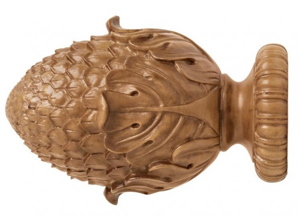 Oakleaf Curtain Rod Finial For 1 3 8 Quot Drapery Rods Pair