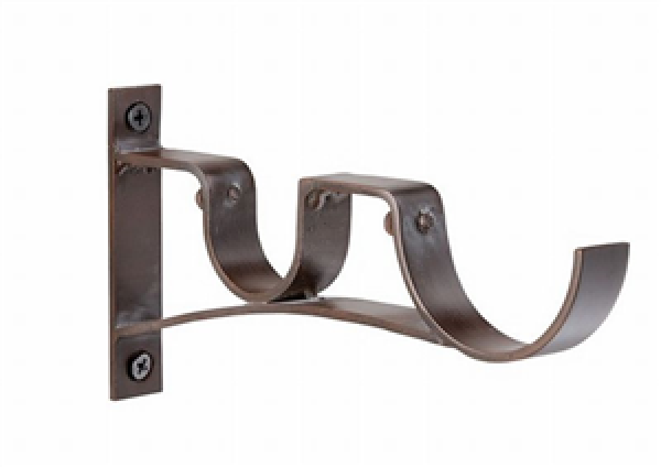 2 in curtain rod brackets