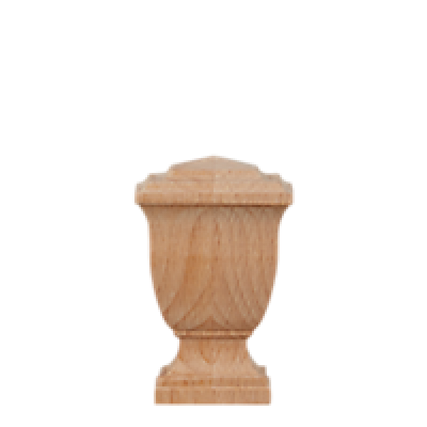 Unfinished Princeton Finial for 1 3/8" Curtain Rod