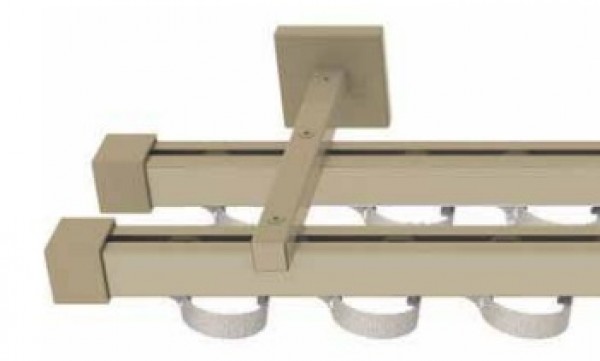 Ripplefold Double Assembled Traverse Rod Set By The Foot