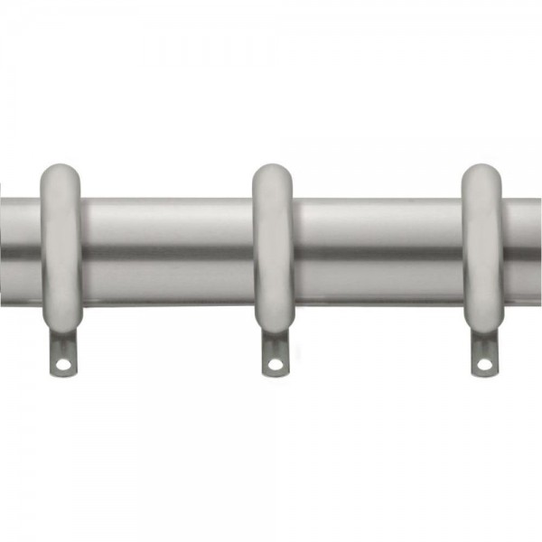Kirsch 1 3 8 Smooth Telescoping Traverse Rod With Rings 180