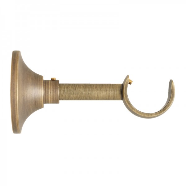 Standard Polished Nickel Curtain Rod Bracket For 3 4