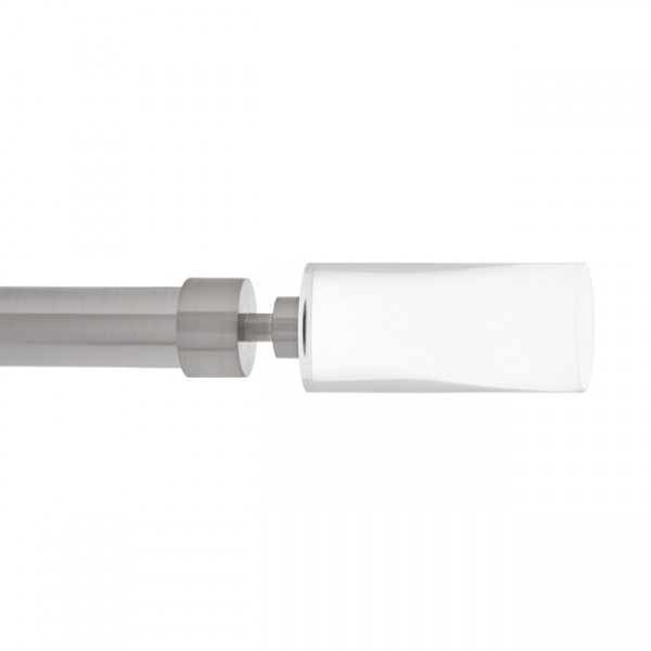 Upton Acrylic Finial for 1 3/8" Drapery Curtain Rod~Each